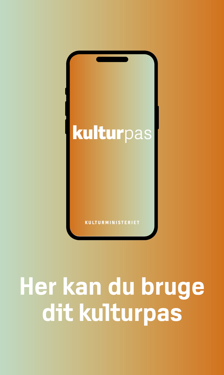 Kulturpas / Culture Pass for young people age 15 to 24 years