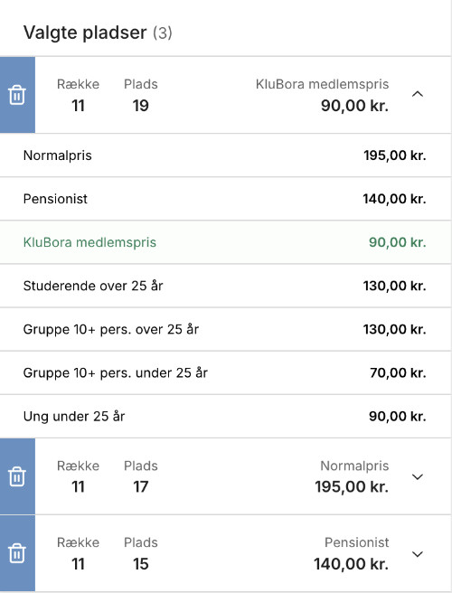 Guide to purchasing tickets at KluBora member price