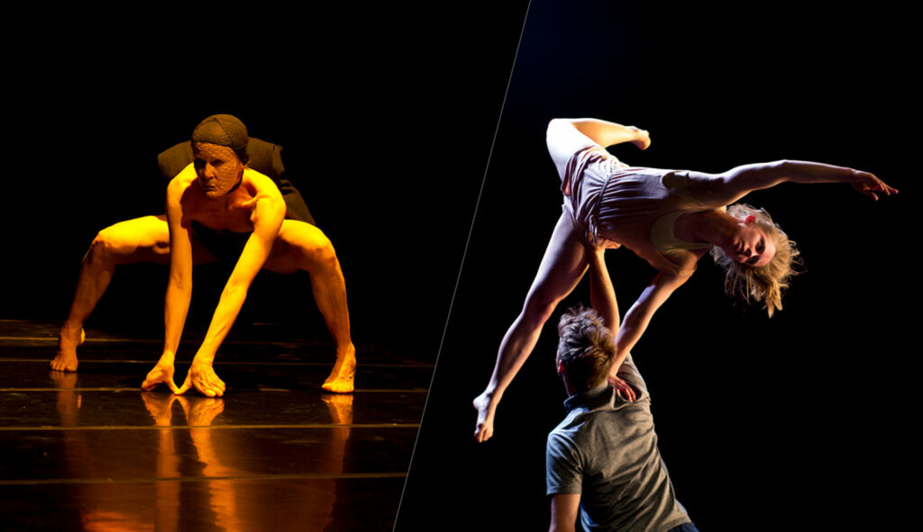 The performance “Stigma / Engel” at the dance theater Bora Bora.