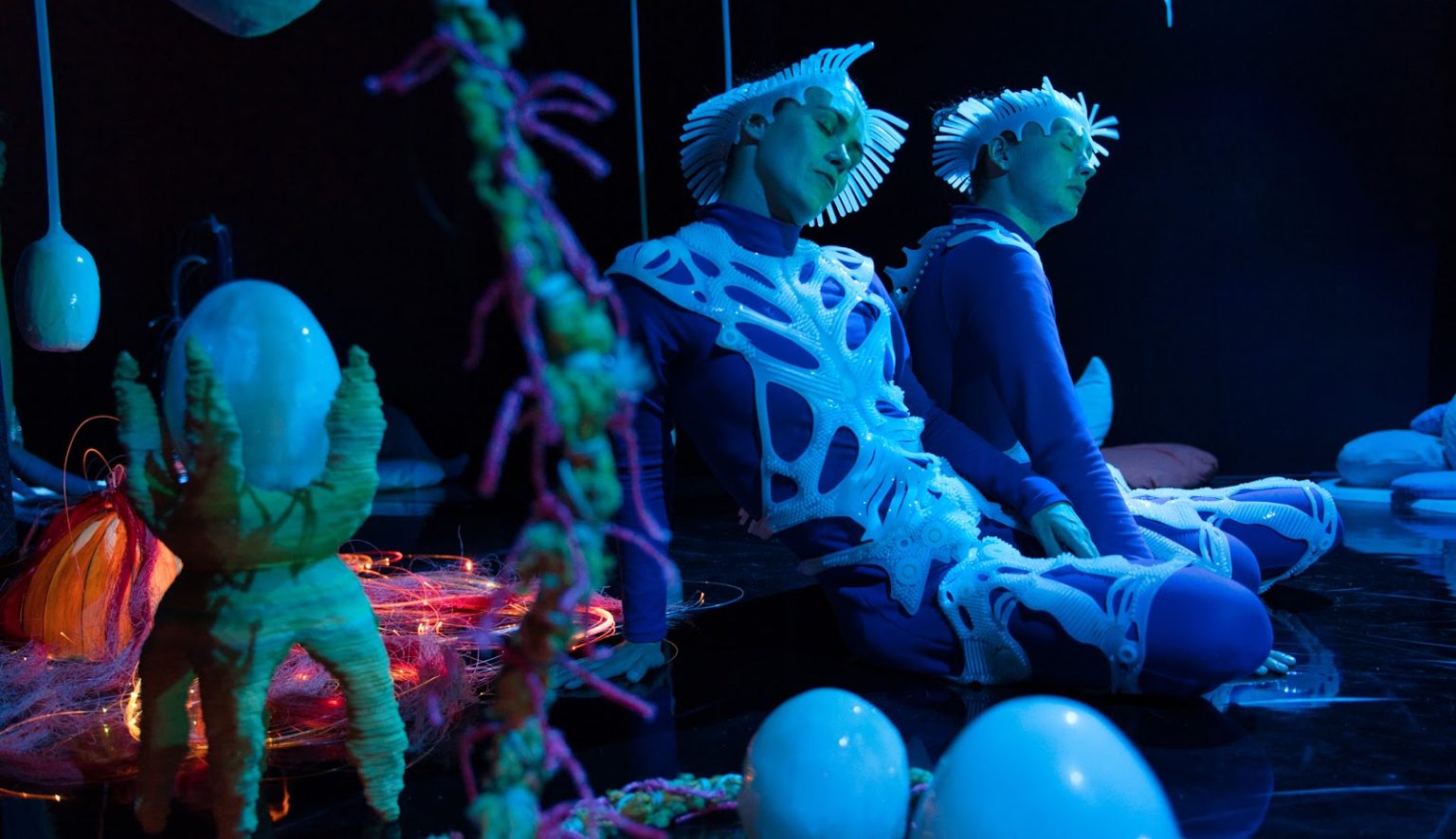 The performance “Ocean” - part of Dans Baby Dans Festival 2022 at the dance theater Bora Bora.