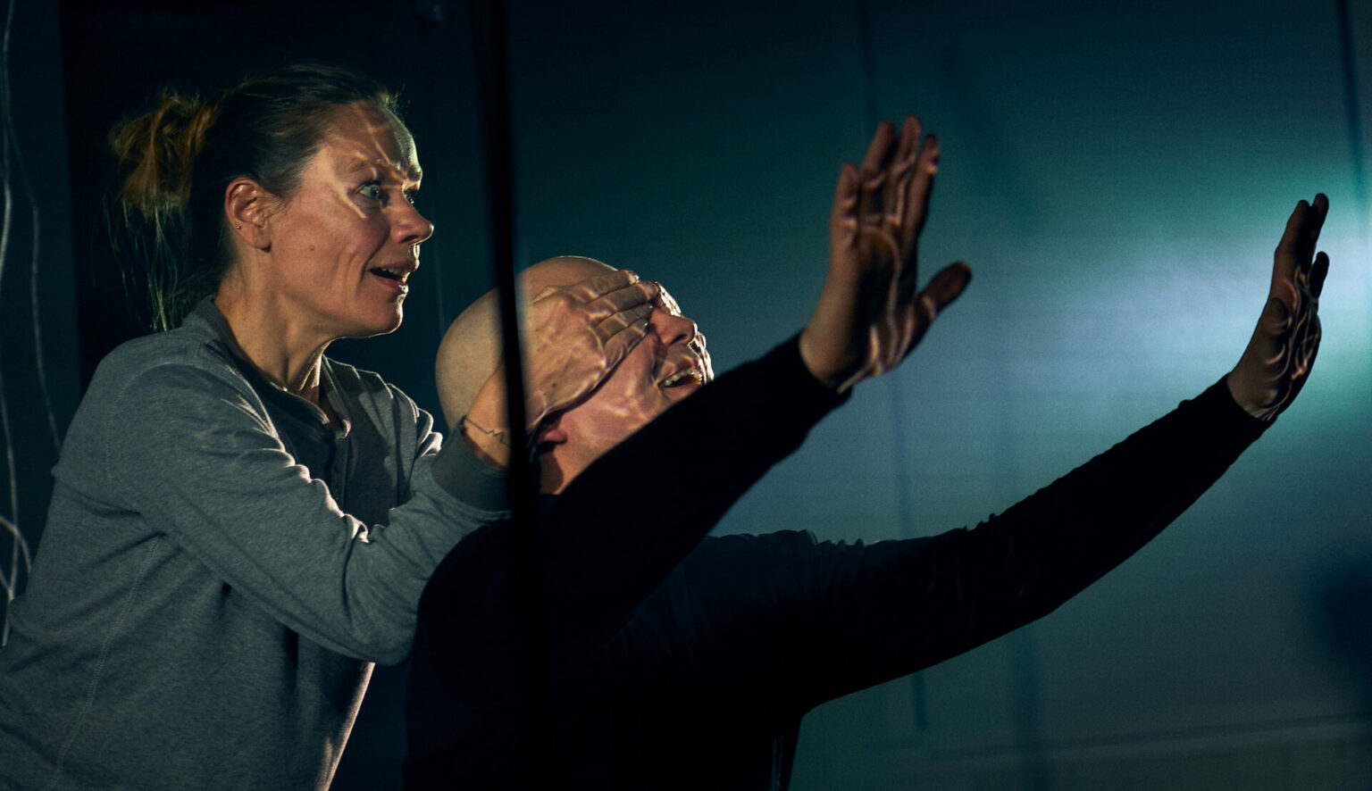 The performance “Castle of Joy” - part of IETM Aarhus 2023 at the dance theater Bora Bora
