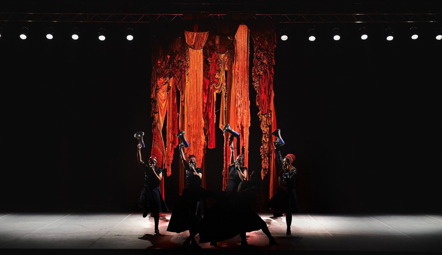 The dance performance “The Answer Is Land” -part of the Genderhouse festival 2024 at the dance theater Bora Bora